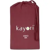 Kayori Hoeslaken Saiko Rood (Jersey)-140 x 220 cm