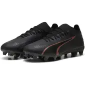 Puma Ultra Match Gras / Kunstgras Voetbalschoenen (MG) Zwart Brons Donkergrijs