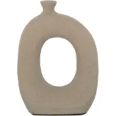 MUST Living Vase Salda large sand,31x22x12 cm, terracota (Naturel, 18x32x9cm)