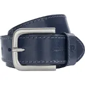 Pierre Cardin leren heren riem - marineblauw