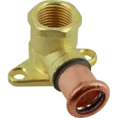 Bonfix M-press RK-water muurplaat 1/2'' bi.dr. x 22 mm