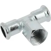 Bonfix M-press C-staal T-stuk 42 x 1/2" bi.dr. x 42 mm