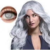 Boland contactlenzen Mystiek siliconen wit 2 stuks