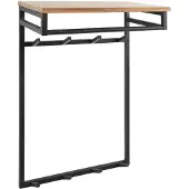 AnLi Style Kapstok custom hoog 2x4 haken (Naturel, 55x33x80cm)