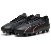 Puma Ultra Play Gras / Kunstgras Voetbalschoenen (MG) Kids Zwart Brons Donkergrijs
