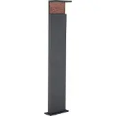 LUCANDE - Lignus LED Tuinlamp H100 Dark Grey