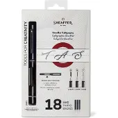 Sheaffer kalliegrafieset - zwart - penpunten F/M/B - SF-93402