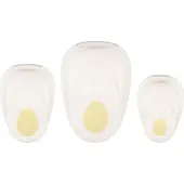 Vaessen creative Pons Set - Figuurpons - Eieren - 3 st. - 1,2 tot 3,7 cm