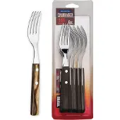 Tramontina Steak- of Pizzavorkenset Bruin (Set van 6)