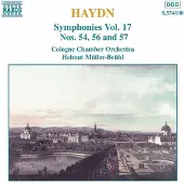 Naxos Cologne Chamber Orchestra, Helmut Müller-Brühl - Haydn: Symphonies Vol. 17 (Nos. 54, 56 And 57) (CD)