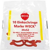 Weck Afdichtingen voor Weckpotten 40mm - 6 stuks