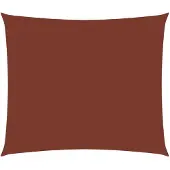 vidaXL Zonnescherm rechthoekig 3,5x4,5 m oxford stof terracottakleurig