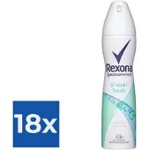 Rexona Deospray Women - Shower Fresh - Voordeelverpakking 18 stuks