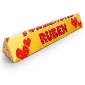 Toblerone liefdesreep met naam en foto