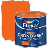 Flexa Loodvrije Menie Grondverf - Metaal En Hout - Roodbruin - 250ml