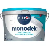Histor Monodek latex wit 2,5 liter