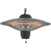 Eurom Terrasverwarmer Partytent Heater 1502 - Hangend - 1500w - Zilver