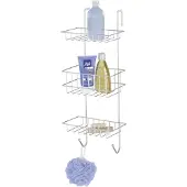 Wenko Doucherek Revigo - 3-laags - Met Haken - Chroom - Zilver - 57x18,5x22,5cm
