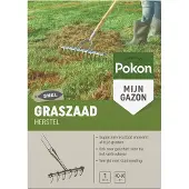 Pokon Graszaad Herstel - 1kg - Gazonherstel - Geschikt voor 40m² tot 60m² - Supersnel egaal groen gras