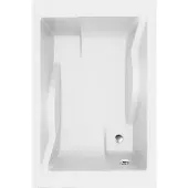 Allibert Rechthoekig Bad Confindence 180x120x56-58cm Wit