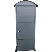 V-Part - Brievenbus Victorian - Galvanized Steel Powder Coated - mat antraciet - Brievenbus