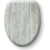 Tiger Toiletzitting Titan Comfort Feel Softclose Houtstructuur Grijs