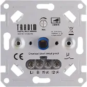 Tradim Led dimmer inbouw 3-500W | Fase Afsnijding (RC) | 2489H