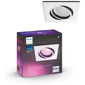 Philips Centura inbouwspot White and Color - vierkant - Wit