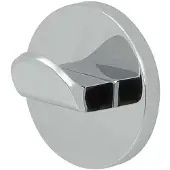 Tiger Noon - Handdoekhaak klein Ø 3.4 cm - Zonder boren - Zelfklevend met 3M tape - Chroom