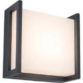 Lutec Moderne wandlamp Qubo antraciet