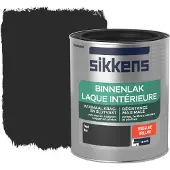 Sikkens Binnenlak Hoogglans Zwart 750ml