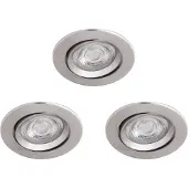 Philips Sparkle inbouwspot - 3-lichts - nikkel