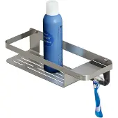 Tiger Caddy - Doucherek - Douchemand met haak 32 cm - RVS geborsteld