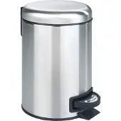 Wenko Leman afvalemmer 3 liter RVS mat