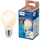 Philips Smart Lighting - LED-lamp - E27 fitting - Warm- tot koelwit licht - Dimbaar - 60W - Standaard lampvorm: A60 - Mat Glas - Wifi