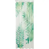 Sealskin Leaves Douchegordijn 180x200 cm - Peva - Groen / Wit