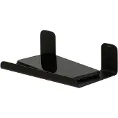 Tiger Colar - Planchet 18 cm - Zonder te boren - Zelfklevend 3M tape - Zwart