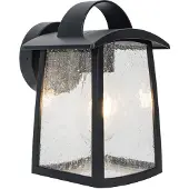 Lutec 5273601012 Kelsey Wandlamp Voor Buiten Medium E27 Zwart