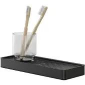 Tiger Planchet Carv - Poedergecoat - Metaal - Schroeven - Zwart - 28x10,5cm
