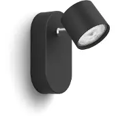 Philips Zwarte led wandspot Star