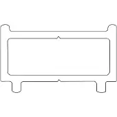 Sealskin Contour Verbredingsprofiel 1 cm Breed & 200 cm Hoog Mat Grijs