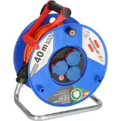 Brennenstuhl 1208750, blauw, kunststof, 3 AC-uitgangen, rechte stekker, 40 meter, IP44