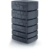 Prosperplast Regenton Tower Stone 500 liter antraciet