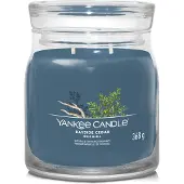 Yankee candle 4x Geurkaars Medium Jar Bayside Cedar Signature 368 gr