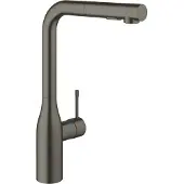 GROHE Essence New Keukenkraan L-uitloop Dual Spray Hard Graphite