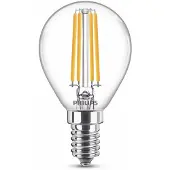 Philips 6x LED lamp E14 | Kogel P45 | Filament | Helder | 2700K | 6.5W (60W)