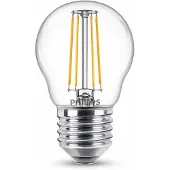 Philips 6x LED lamp E27 | Kogel P45 | Filament | Helder | 2700K | 4.3W (40W)