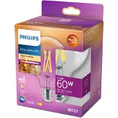 Philips filamentlamp helder 60W G95 E27 - 806 lumen - 5,9 W