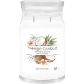 Yankee candle 4x Geurkaars Large Jar Coconut Beach Signature 567 gr