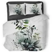 Eleganzzz Dekbedovertrek Micropercal Green Oasis - green 240x200/220cm